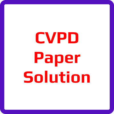 CVPD Paper Solution