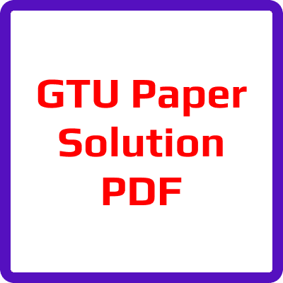 GTU Paper Solution PDF